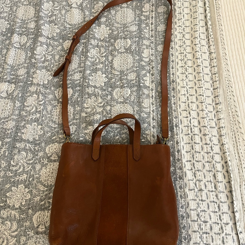 Madewell Tan Leather Crossbody